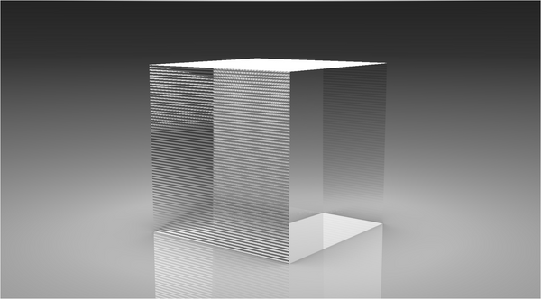 Acrylic glass  40x40x40mm